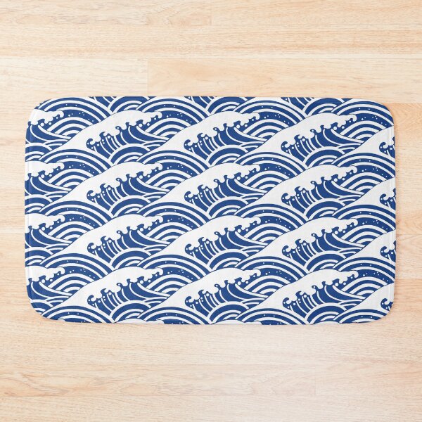 Item preview, Seamless Japanese Wave Pattern (Seigaiha) designed and sold by BibbleBambie.