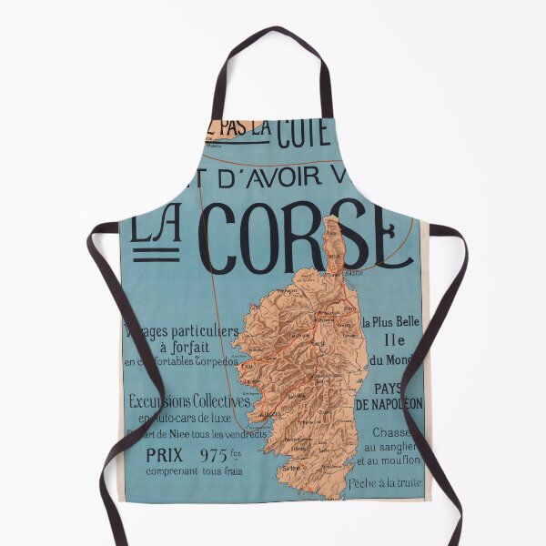 Item preview, Vintage Corsica Travel Poster | Explore Corsica and Côte d'Azur | Art Deco Map Print | French Riviera Tours | Mediterranean Art Print designed and sold by artofuniverse.
