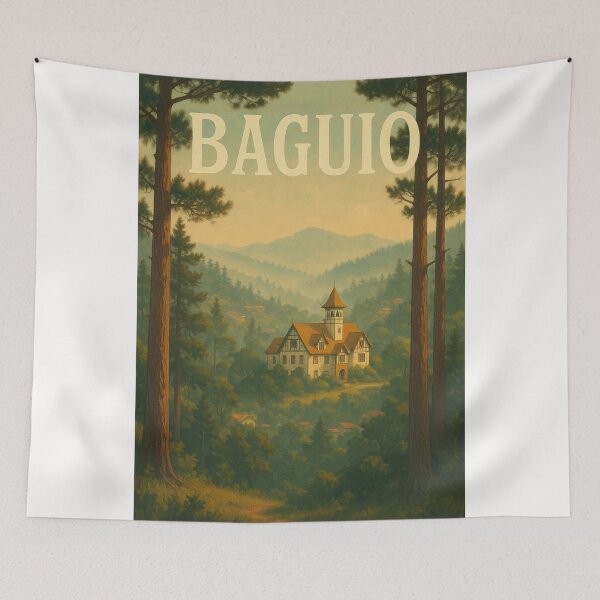 Item preview, Baguio Philippines – Mountain Lodge in Pine Forest designed and sold by Places On Earth.