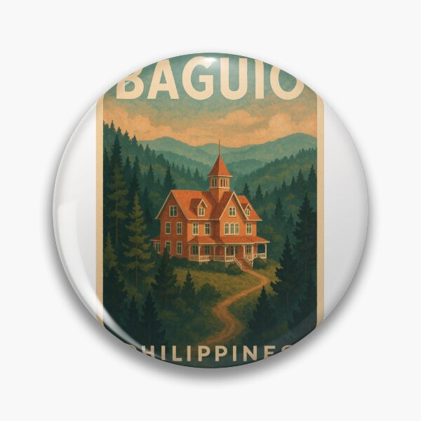 Item preview, Baguio Philippines – Red Mountain Lodge and Forest Hills designed and sold by Places On Earth.