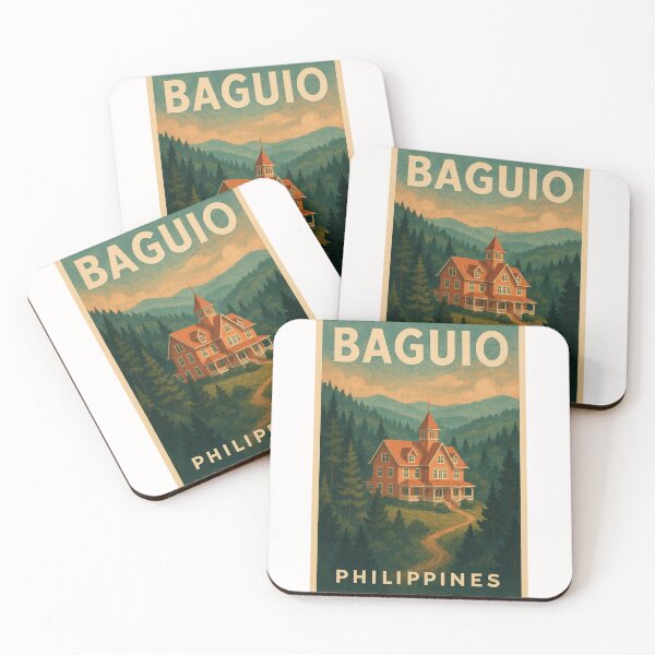 Item preview, Baguio Philippines – Red Mountain Lodge and Forest Hills designed and sold by Places On Earth.