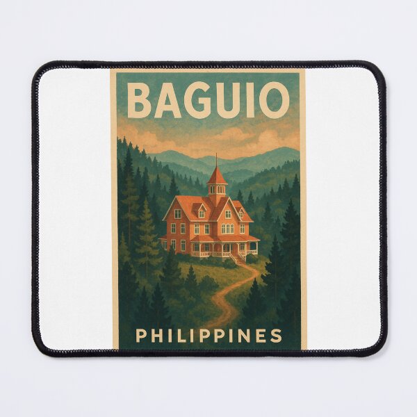 Item preview, Baguio Philippines – Red Mountain Lodge and Forest Hills designed and sold by Places On Earth.
