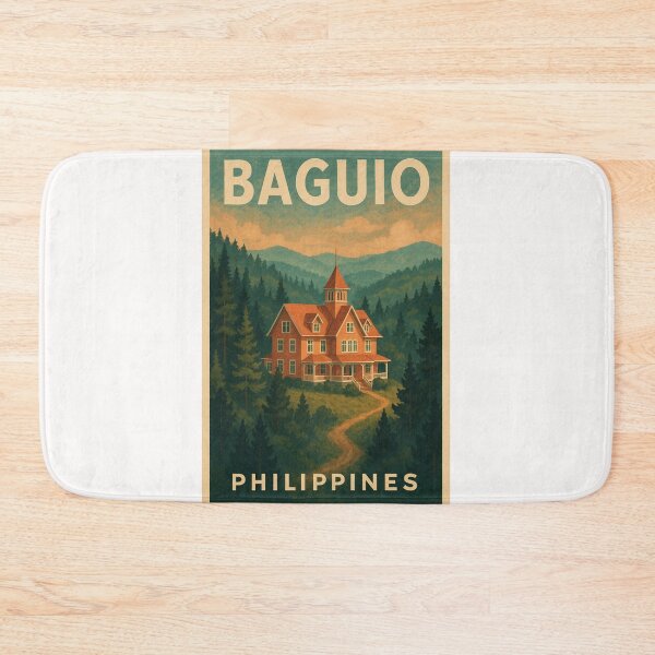 Item preview, Baguio Philippines – Red Mountain Lodge and Forest Hills designed and sold by Places On Earth.