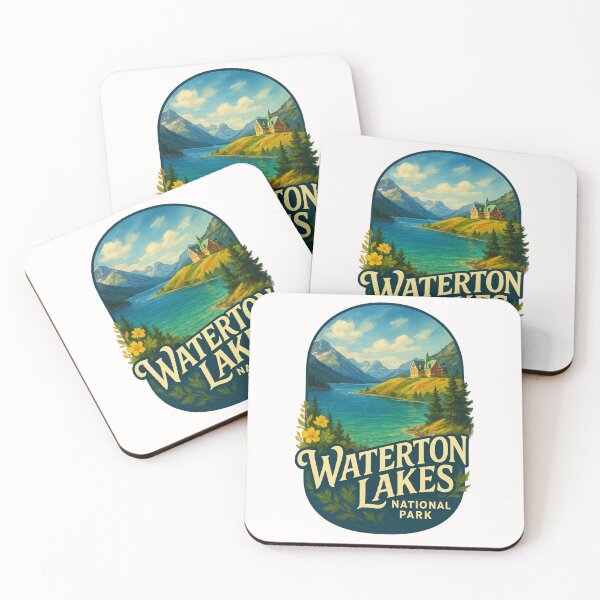 Item preview, Waterton Lakes National Park Canada – Prince of Wales Hotel and Mountain View designed and sold by Places On Earth.