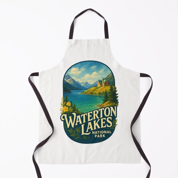 Item preview, Waterton Lakes National Park Canada – Prince of Wales Hotel and Mountain View designed and sold by Places On Earth.