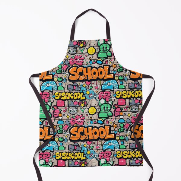 Item preview, Graffiti Art Journal Seamless Pattern, Modern Teacher Classroom, Street Art School Apparel, Urban Supplies Pattern designed and sold by TheGaliyaStudio.