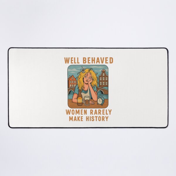 Item preview, Well Behaved Women Rarely Make History – Dutch Canal Scene designed and sold by Places On Earth.