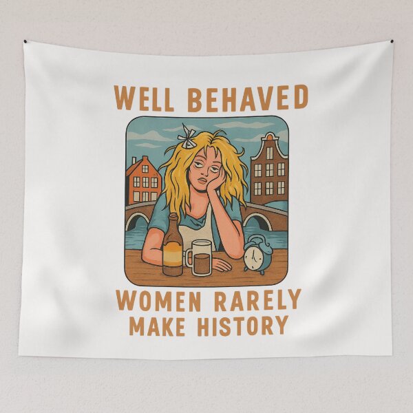Item preview, Well Behaved Women Rarely Make History – Dutch Canal Scene designed and sold by Places On Earth.