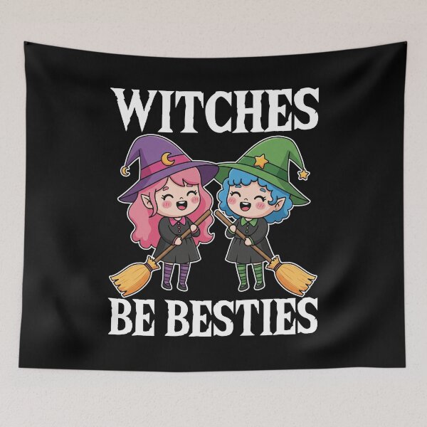 Item preview, WITCHES BE BESTIES - WITCH HALLOWEEN designed and sold by KEF Custom.