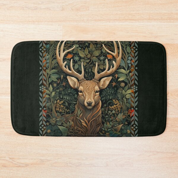 Item preview, Woodland Stag in Enchanted Forest designed and sold by AntiqueImages.