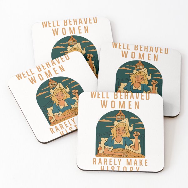 Item preview, Well Behaved Women Rarely Make History – Dutch Bedside Scene designed and sold by Places On Earth.