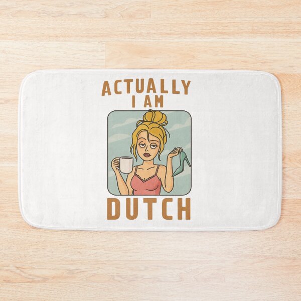 Item preview, Actually I Am Dutch – Coffee and High Heels designed and sold by Places On Earth.