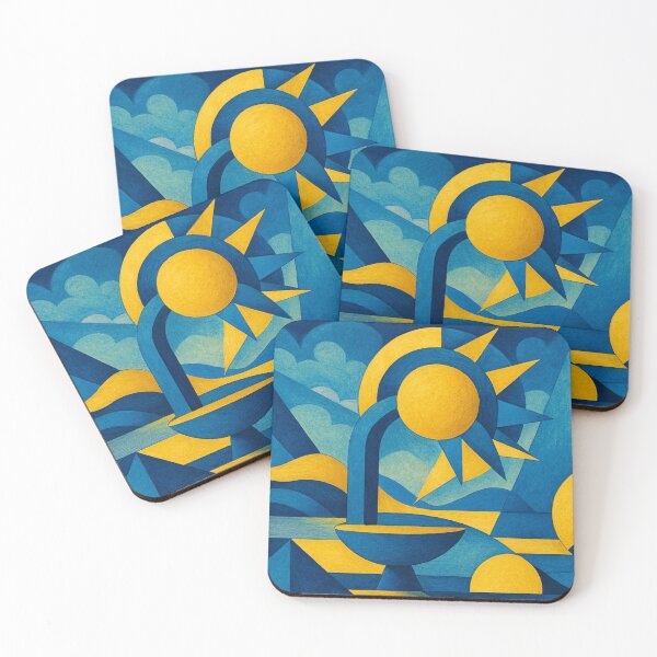 Item preview, Geometric sun in the dream space designed and sold by Sigtrix.