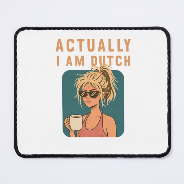Item preview, Actually I Am Dutch – Coffee and Sunglasses designed and sold by Places On Earth.