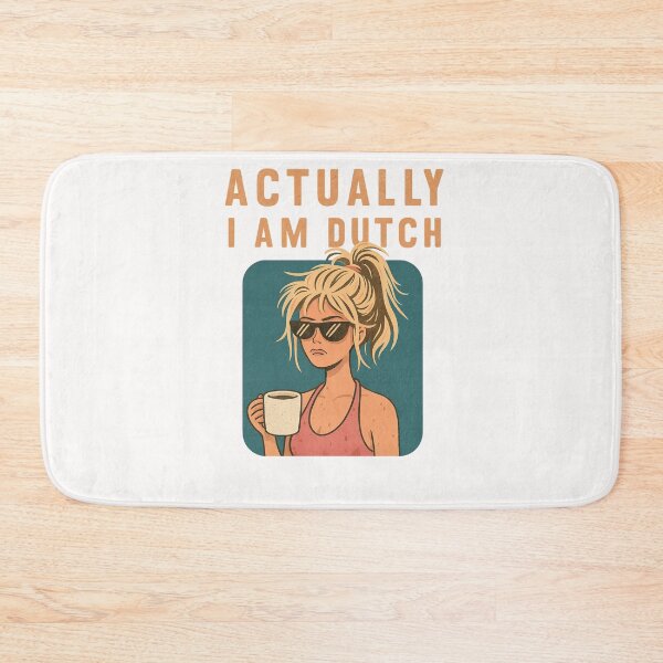 Item preview, Actually I Am Dutch – Coffee and Sunglasses designed and sold by Places On Earth.