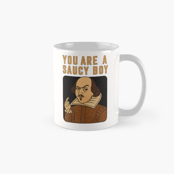 Item preview, You Are a Saucy Boy – Shakespeare Portrait designed and sold by Places On Earth.