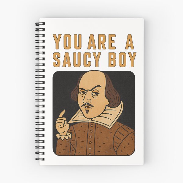 Item preview, You Are a Saucy Boy – Shakespeare Portrait designed and sold by Places On Earth.