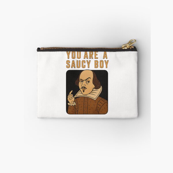 Item preview, You Are a Saucy Boy – Shakespeare Portrait designed and sold by Places On Earth.