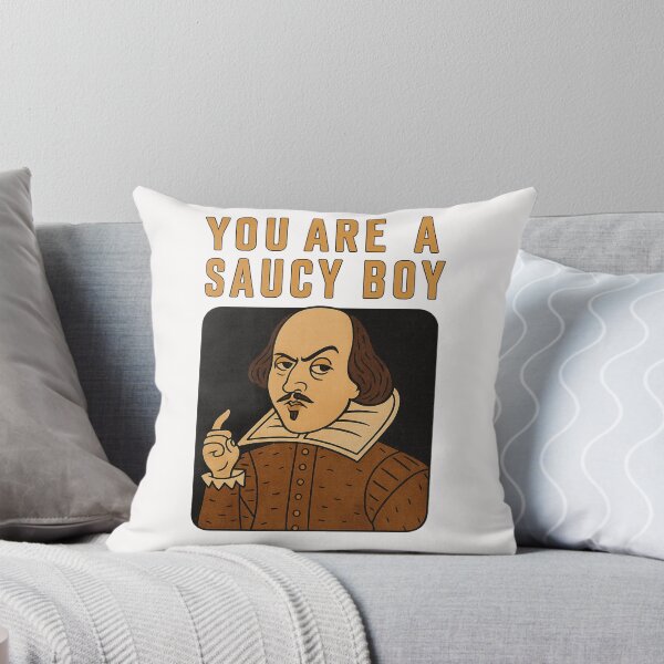 Item preview, You Are a Saucy Boy – Shakespeare Portrait designed and sold by Places On Earth.