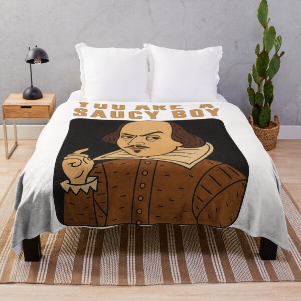 Item preview, You Are a Saucy Boy – Shakespeare Portrait designed and sold by Places On Earth.