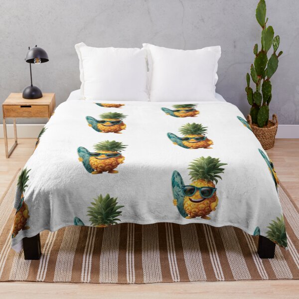 Item preview, Cool Pineapple with Surfboard – Summer Beach Vibes Design designed and sold by VectiveLab.