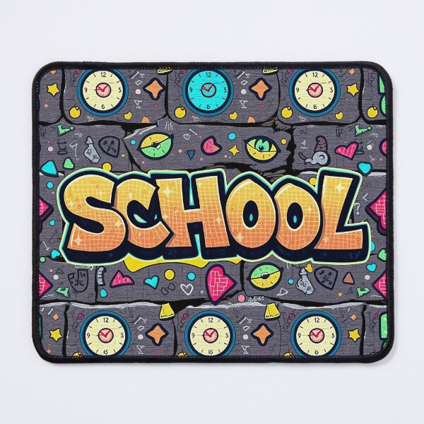 Item preview, School Spirit Graffiti Pattern, Student Locker Decor, Youthful Teacher Sublimation File, Street Art School Apparel, Urban Supplies Pattern designed and sold by TheGaliyaStudio.