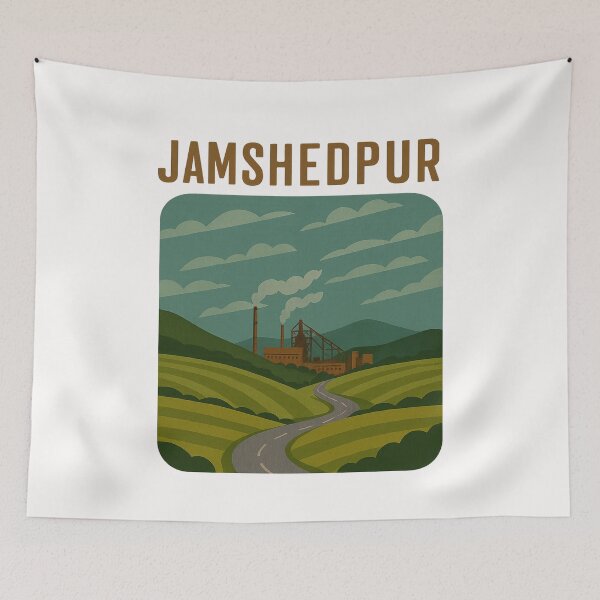 Item preview, shedpur India – Steel Plant View designed and sold by Places On Earth.