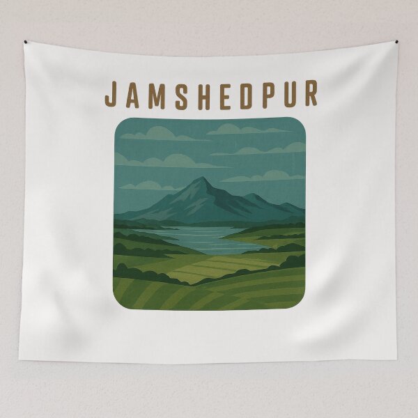 Item preview, Jamshedpur India – Mountain and Lake View designed and sold by Places On Earth.