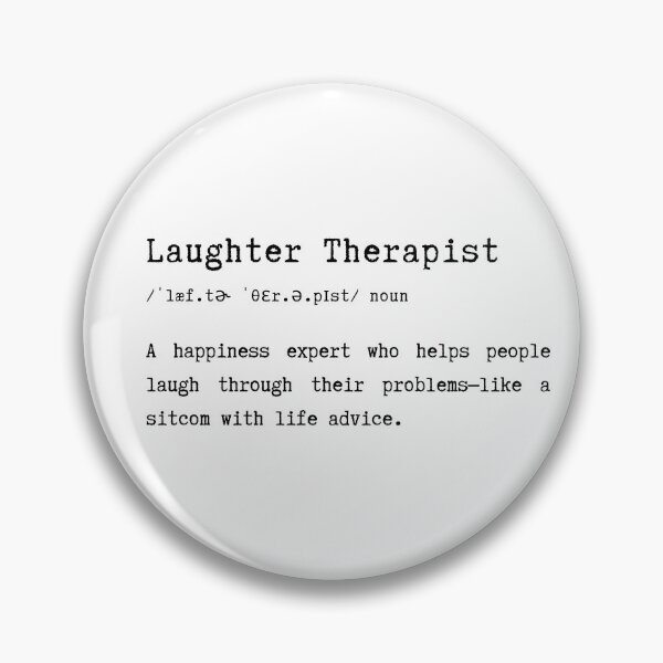 Item preview, Laughter Therapist Funny Definition Typography Quote Art designed and sold by HasHs.