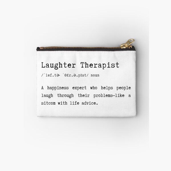 Item preview, Laughter Therapist Funny Definition Typography Quote Art designed and sold by HasHs.