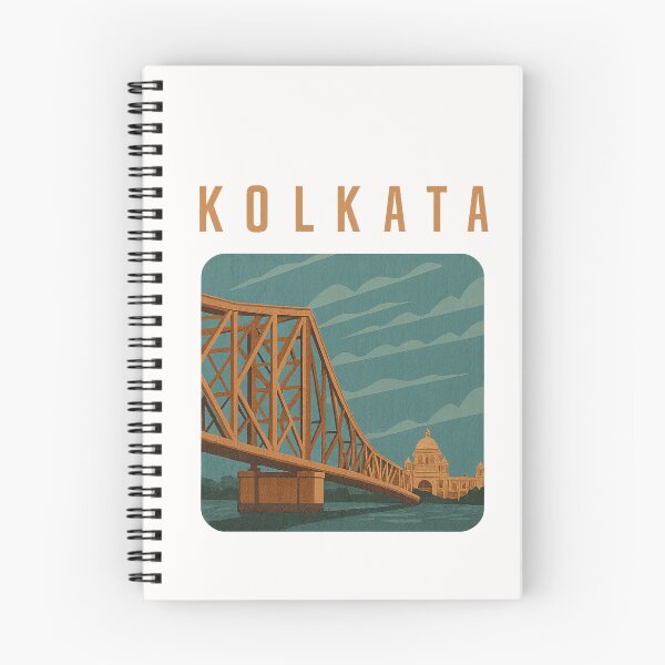 Item preview, Howrah Bridge and Victoria Memorial in Kolkata designed and sold by Places On Earth.