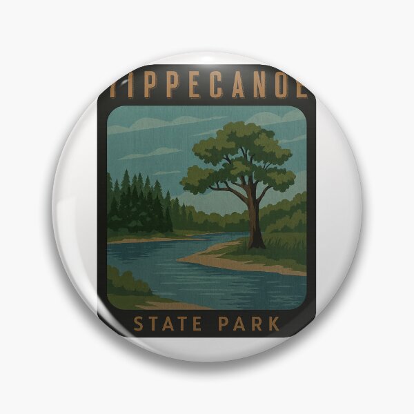 Item preview, Tippecanoe State Park River View designed and sold by Places On Earth.