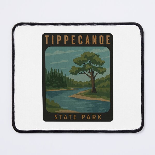 Item preview, Tippecanoe State Park River View designed and sold by Places On Earth.