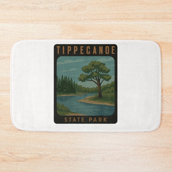 Item preview, Tippecanoe State Park River View designed and sold by Places On Earth.