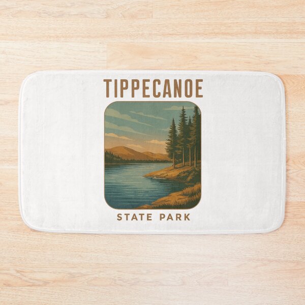 Item preview, Sunset Over Tippecanoe State Park Lake designed and sold by Places On Earth.