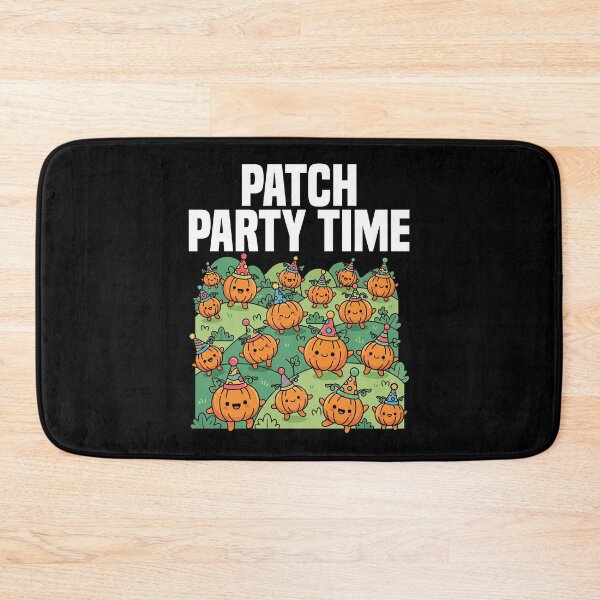 Item preview, PATCH PARTY TIME - PUMPKIN HALLOWEEN designed and sold by KEF Custom.