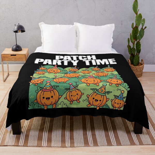 Item preview, PATCH PARTY TIME - PUMPKIN HALLOWEEN designed and sold by KEF Custom.