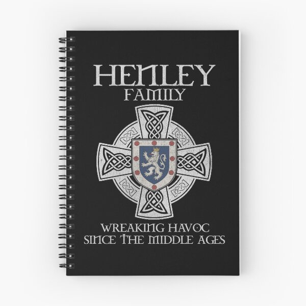 Item preview, Henley Family Crest – Medieval Heritage Emblem for Ancestry Lovers & Vintage Style Fans designed and sold by 9X FR.