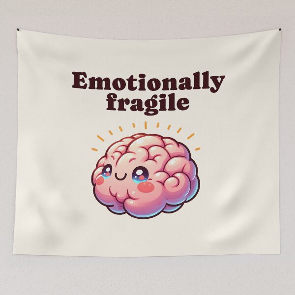 Item preview, Emotionally fragile brain Morcaworks designed and sold by Morcawork.