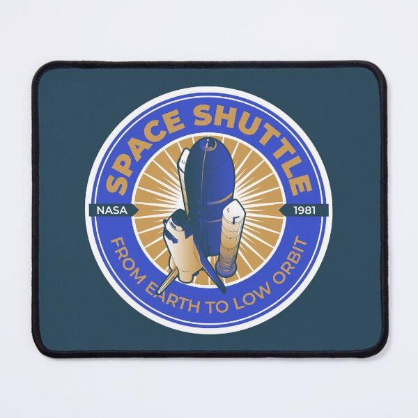 Item preview, Space Shuttle. From Earth to Low Orbit. NASA 1981 Commemorative Badge designed and sold by BGALAXY.