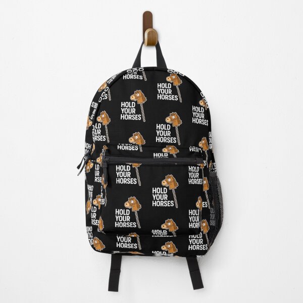 Item preview, Hold Your Horses Funny Hobby Horse Equestrian Pun Western Humor designed and sold by w1ckerman.