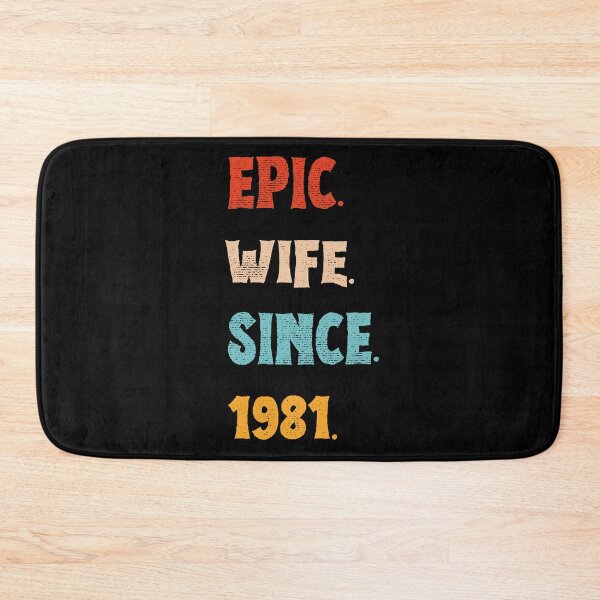 Item preview, Epic Wife Since 1981 - 44th Wedding Anniversary For Her, Women, Wife designed and sold by Mozaic Clothes.