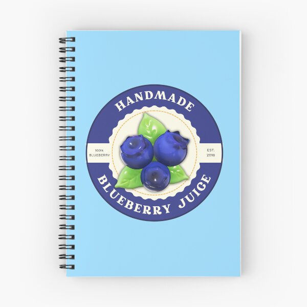 Item preview, Handmade Blueberry Juice Vintage Retro Farm Fresh Blue Fruit designed and sold by Eyestudiodesign1997.