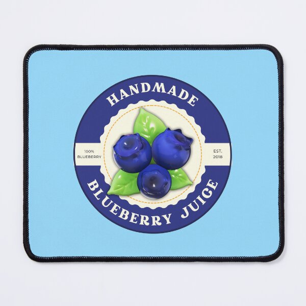 Item preview, Handmade Blueberry Juice Vintage Retro Farm Fresh Blue Fruit designed and sold by Eyestudiodesign1997.