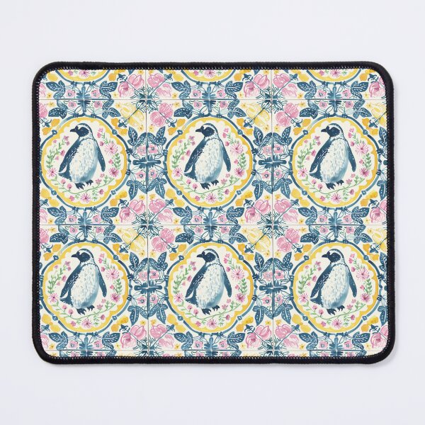 Item preview, Floral Penguin • Bright Watercolor Art designed and sold by imaginefountain.