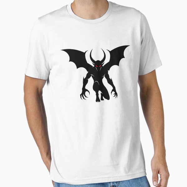 Item preview, Dark Winged Demon with Glowing Red Eyes designed and sold by AFernandesDSG.