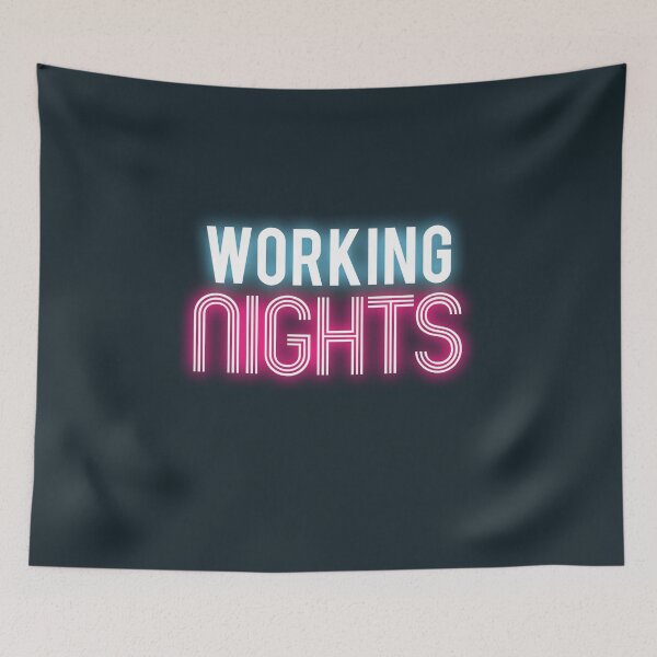 Item preview, Working Nights designed and sold by BlueRockDesigns.