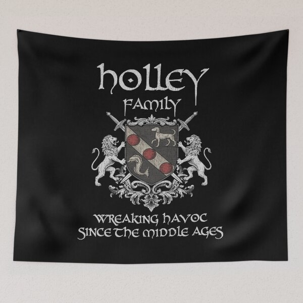 Item preview, Holley Family Crest – Medieval Heritage Emblem for Ancestry Lovers & Vintage Style Fans designed and sold by 9X FR.