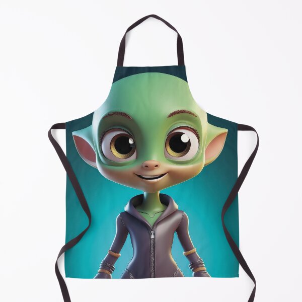 Item preview, Galaxy Sweetheart – Cute 3D Alien Girl designed and sold by Becky-Poppins.