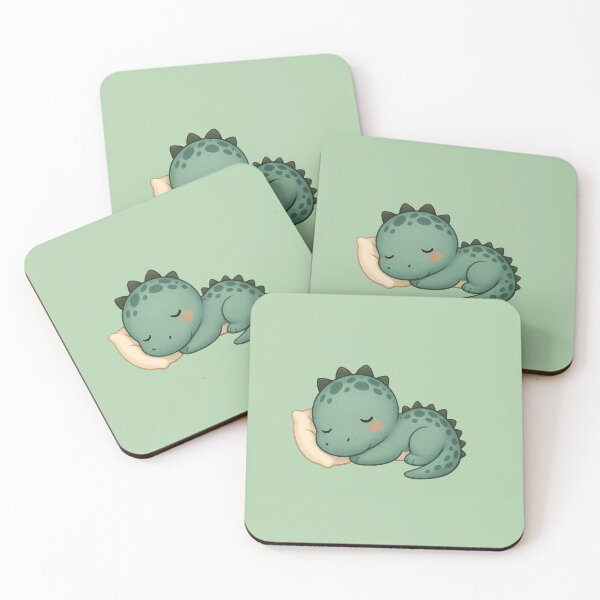 Item preview, Cute Dinosaur Asleep Watercolour  designed and sold by Passion-Fruits.